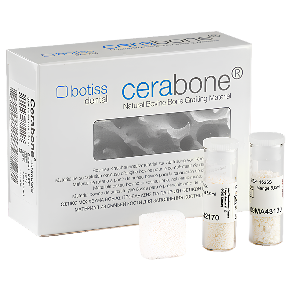 Костный материал Cerabone 0,5-1,0 mm 5 ml