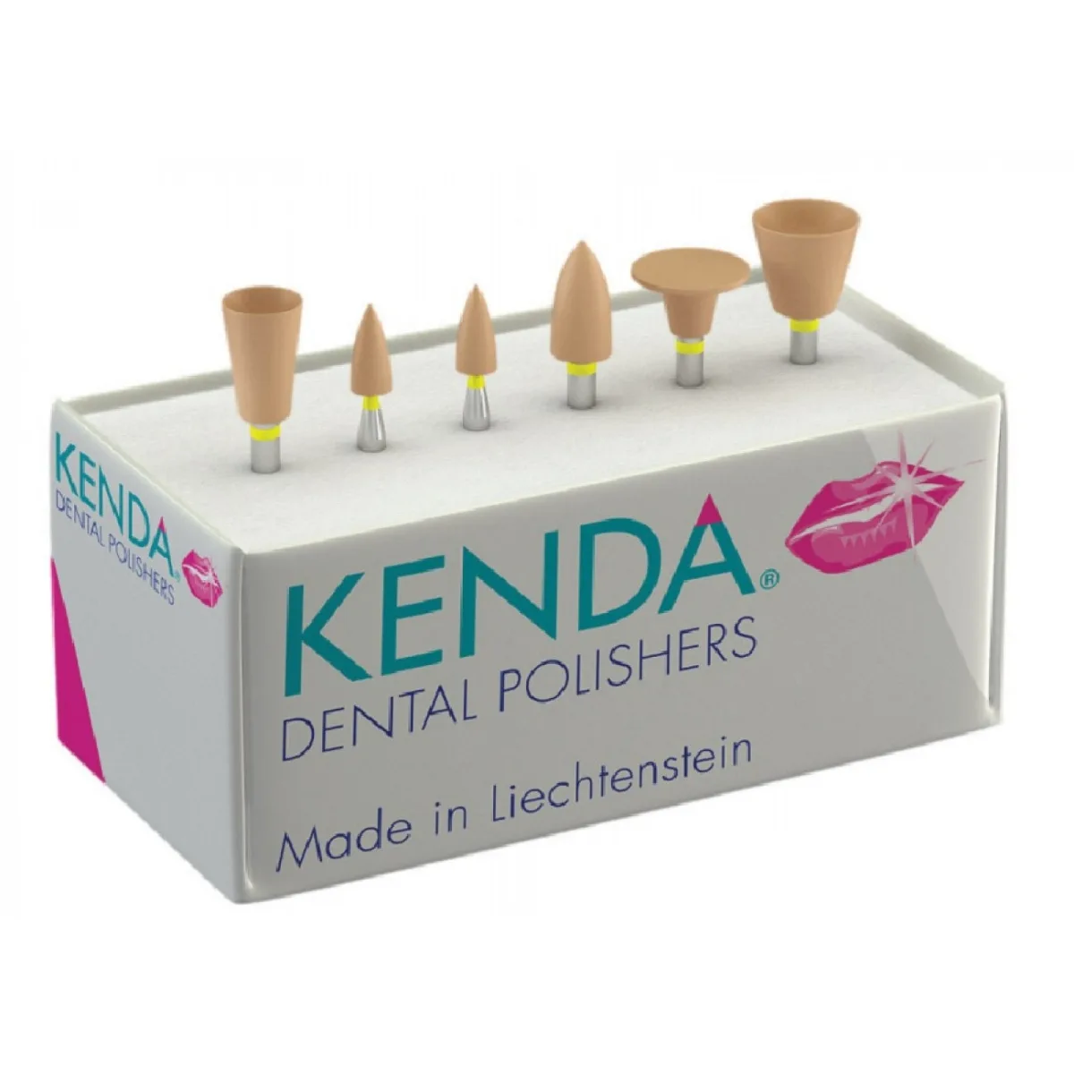 Дентальные полиры Kenda, полировальные головки, арт. 0350, 6шт
