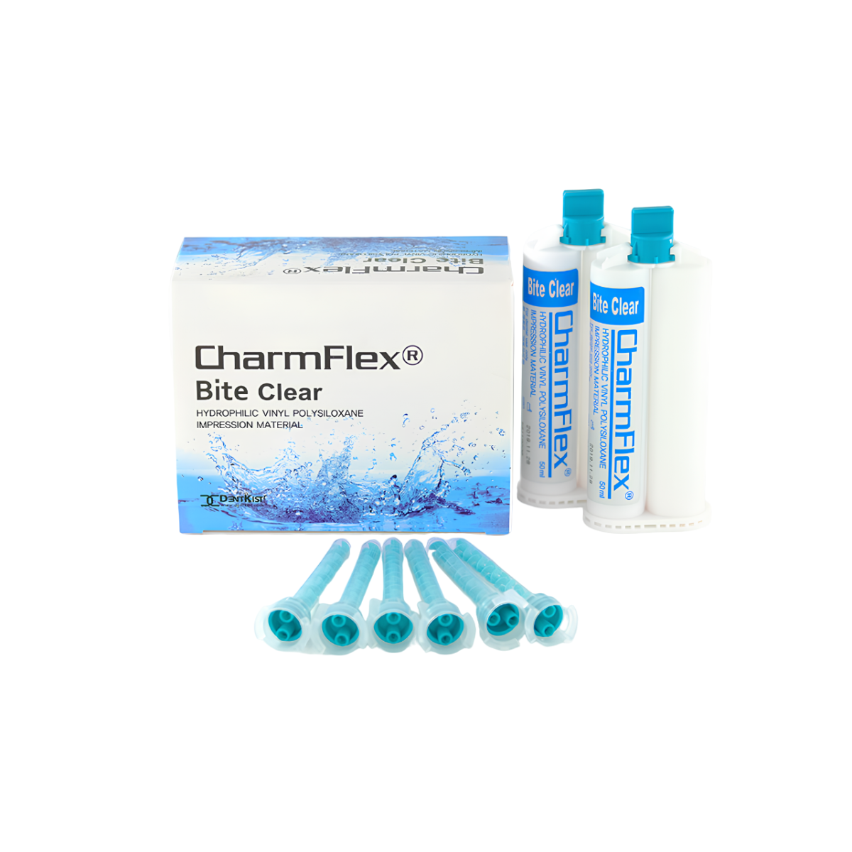 CharmFlex Bite Clear, прозрачный А-силикон - (2 х 50мл.)