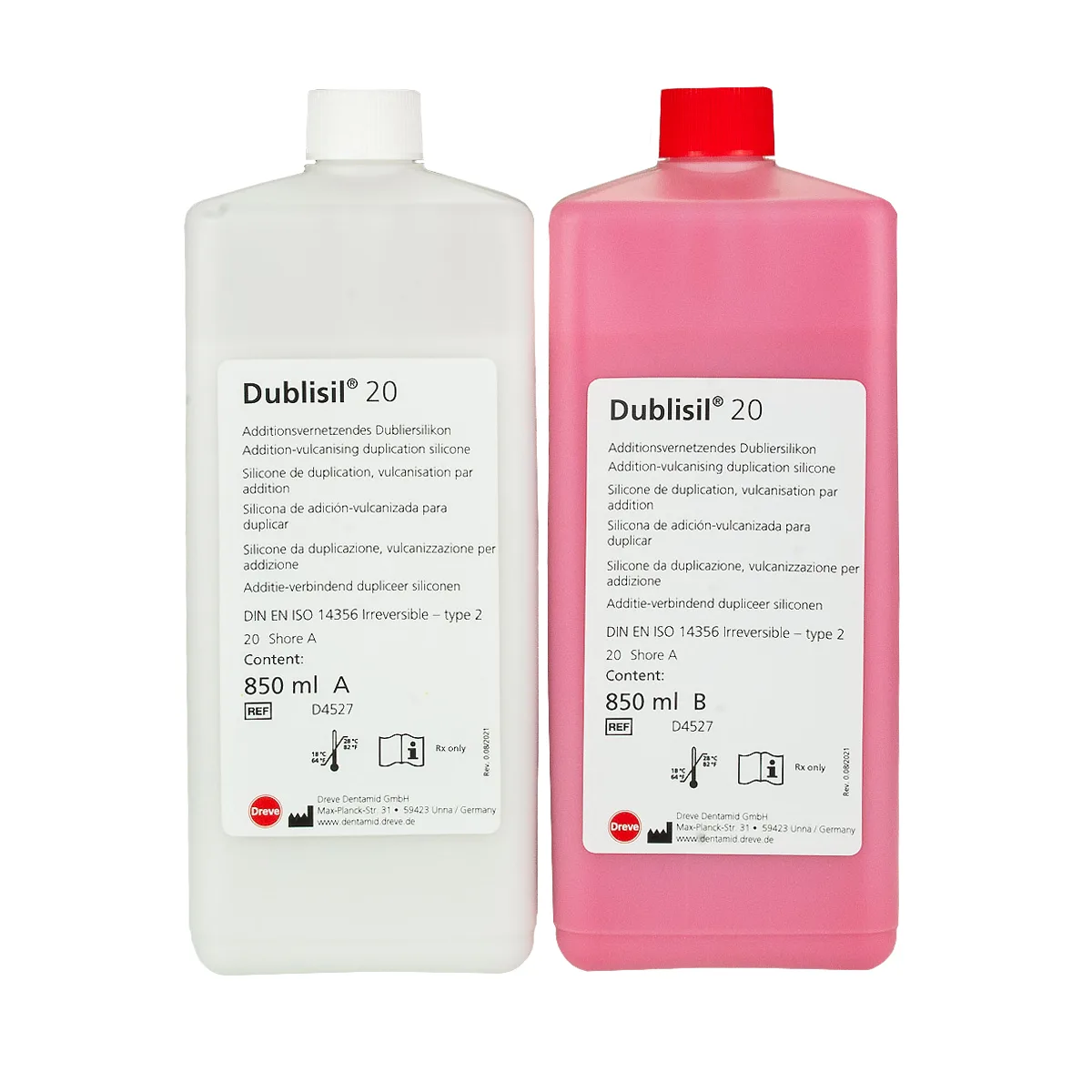 Зуботехнический силикон DUBLISIL-20, уп.2x850мл