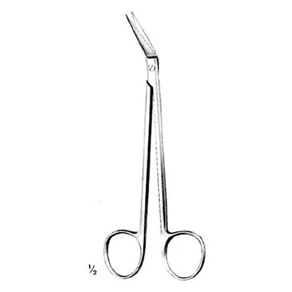 Locklin 16 см 131-224, Medenta - ножницы изогнутые по плоскости