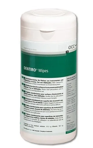 Dentiro, аромат лимон (банка 120 шт.), OroClean - салфетки дезинфицирующие