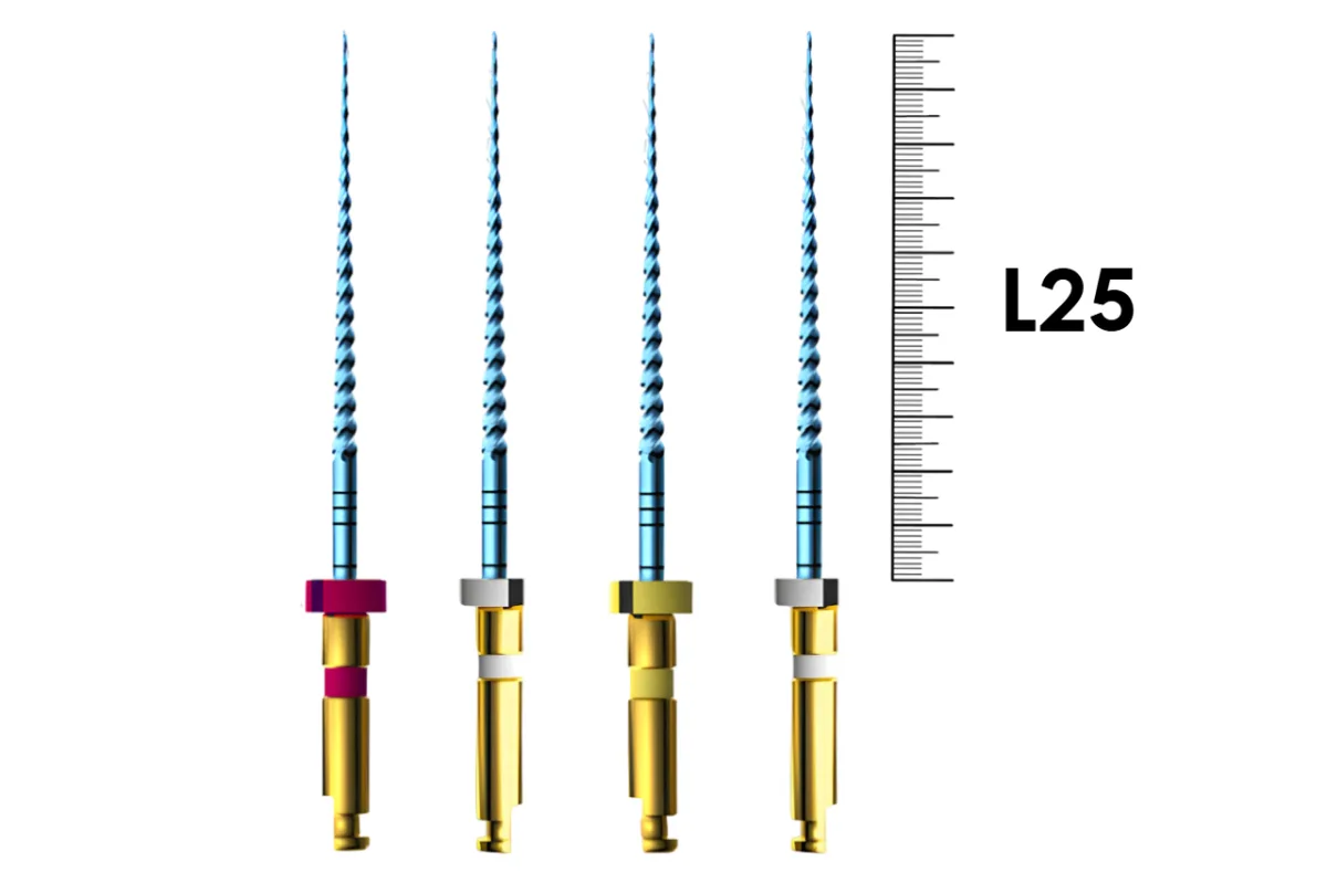 E-Flex Blue 25мм, Ассорти N13.02/16.02/19.02/15.03 (4 шт), Eighteeth - машинные файлы