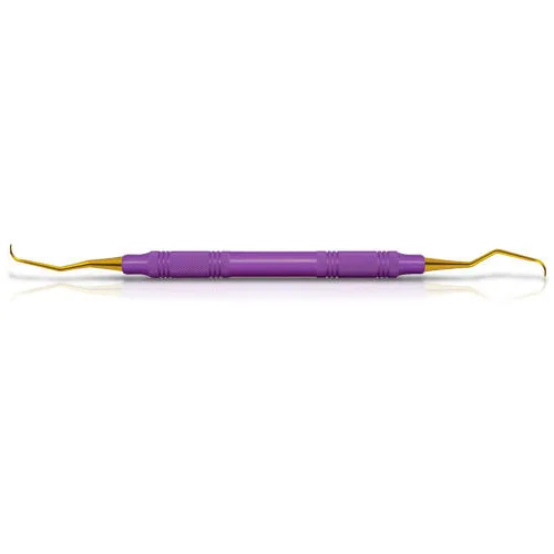Double Gracey Anterior XP, ручка композитная фиолетовая 9,5 мм, American Eagle Instruments - кюрета