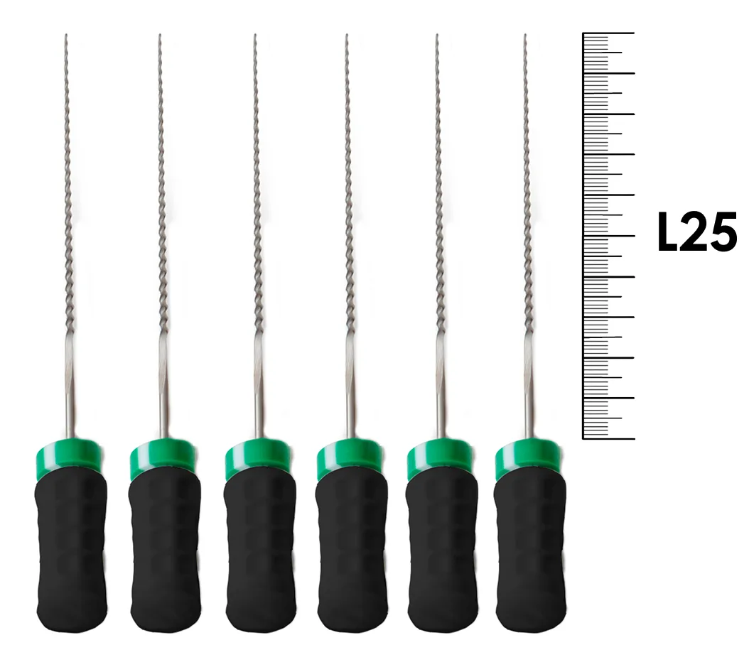 K-Reamer M-Access 25мм №40 (6 шт), Dentsply Sirona - ручные файлы, каналорасширители