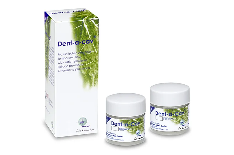 Dent-a-cav, белый, WP4312 (2 x 30 г), W&P Dental - материал для временных пломб