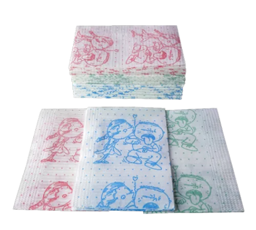 Be JNB 33 x 45 см с рисунком, синие, арт. 11089 - салфетки нагрудные двухслойные
