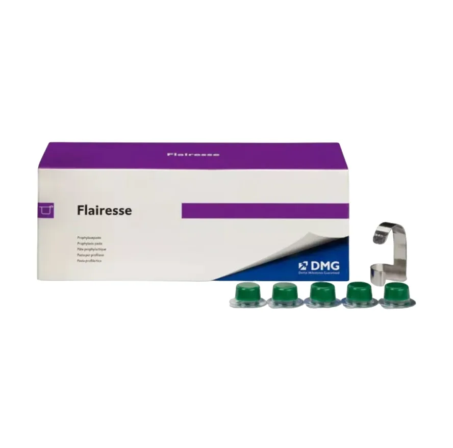 Flairesse, мята, средние абразивные частицы (200 доз по 1,8 г), DMG - паста профилактическая