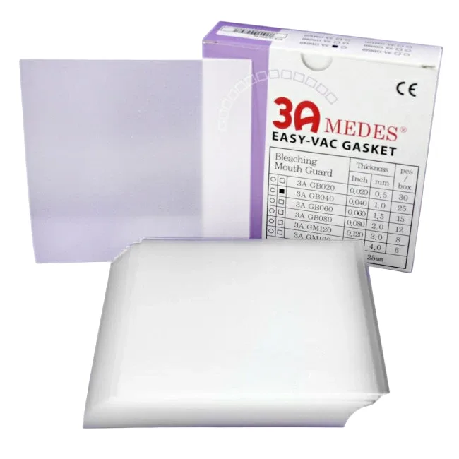 Пластины EV Gasket для изгот. капп для отбеливания, квад. Bleaching 020 (127*127*0,5мм) 30шт