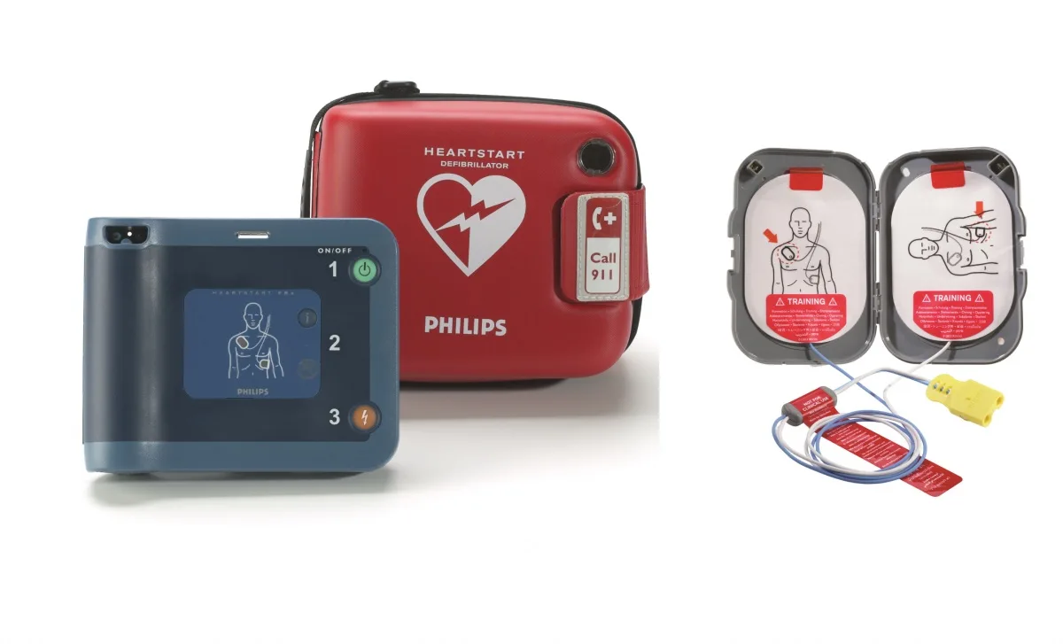 Дефибриллятор Philips HeartStart FRx с электродом для тренировочной дефибрилляции Philips