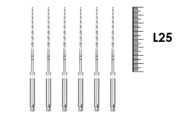 K-Reamer Torpan RA 25мм №15 (6 шт), Dentsply Sirona - машинные файлы, дрильборы, нержавеющая сталь