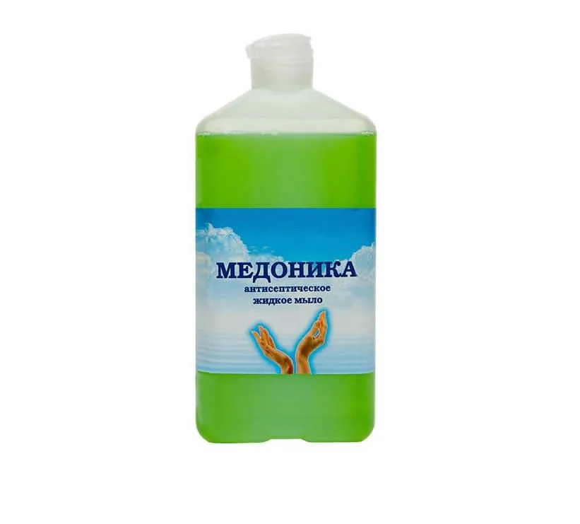 Мыло жидкое дезинфицирующее Медоника (кожный антисептик) 1 л.