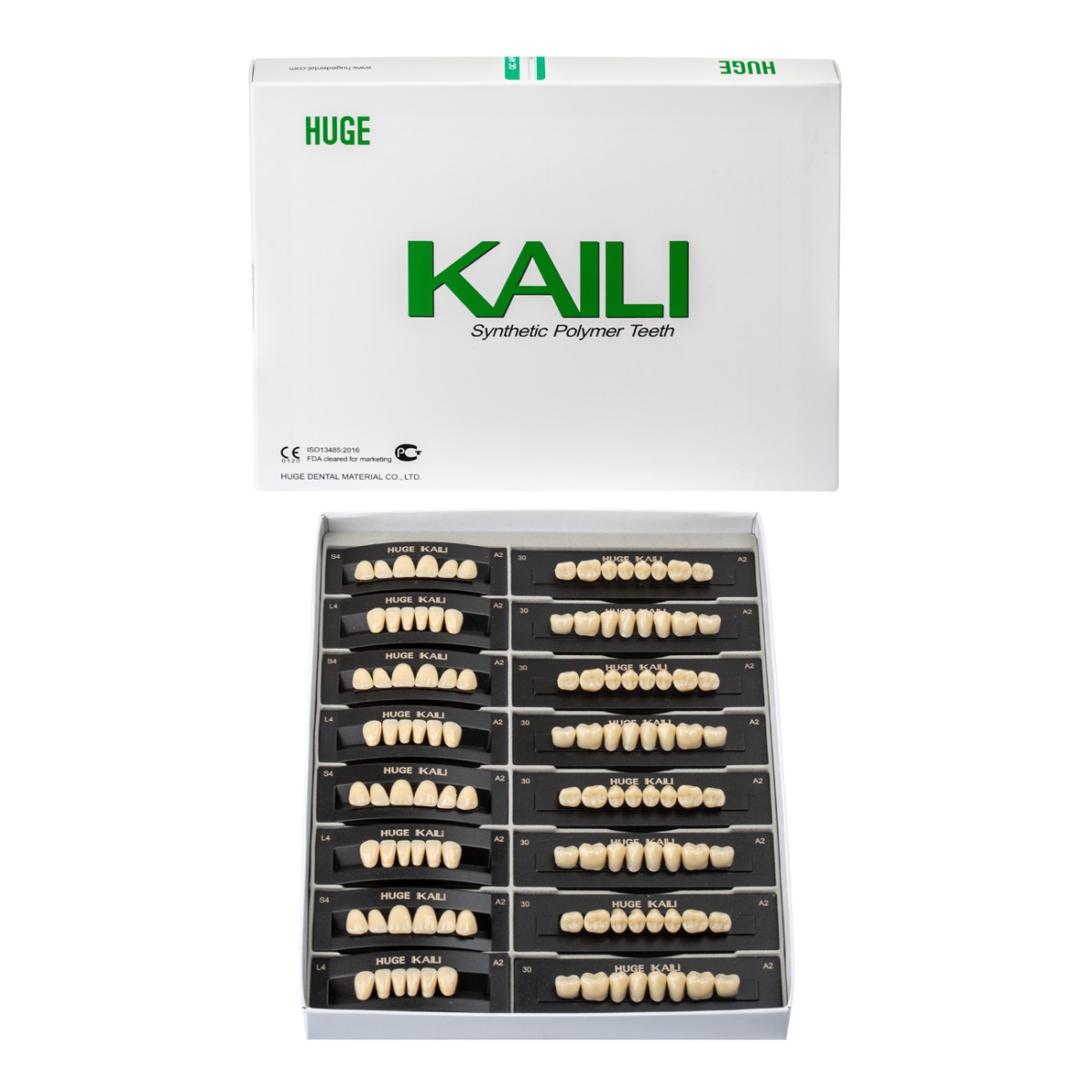 Зубы акриловые Kaili 28*1/ C3, T6 1 уп. (4 гарн.), C3T6/L6/32