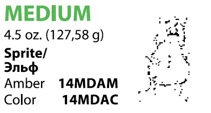 Резиновая тяга Sprite (Леший) 1/4 Medium (6/4 mm 4.5oz 127.58g)