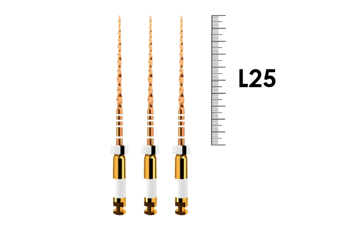 WaveOne Gold 25мм Large (3 шт), Dentsply Sirona - машинные файлы, никель-титан