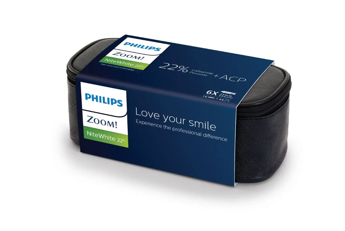 Домашнее ночное отбеливание Philips ZOOM! NITE White ACP 22% перекиси карбамида, 6 шприцов