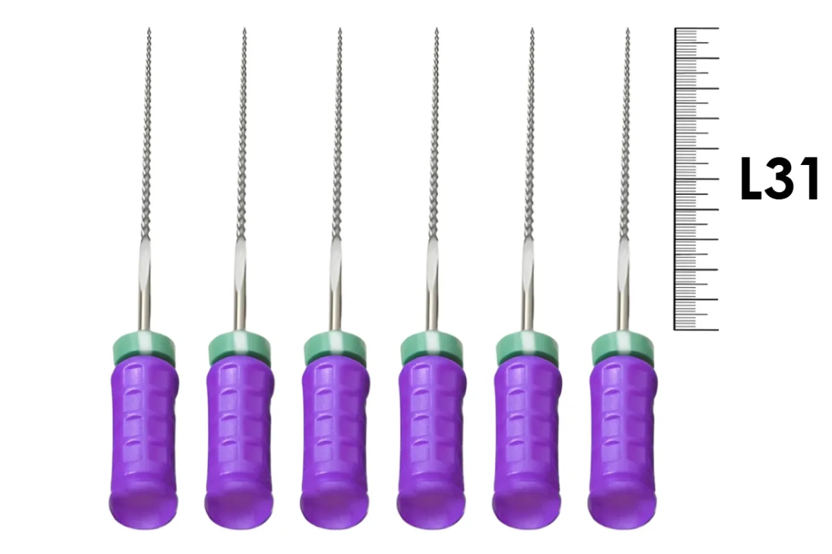 H-File M-Access 31мм №10 (6 шт), Dentsply Sirona - ручные файлы, каналорасширители
