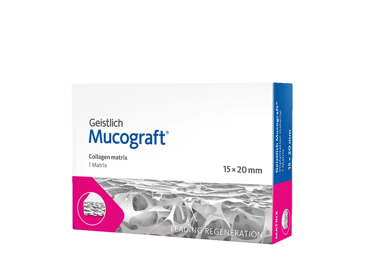 Mucograft (15x20мм), коллагеновый матрикс для регенерации мягких тканей