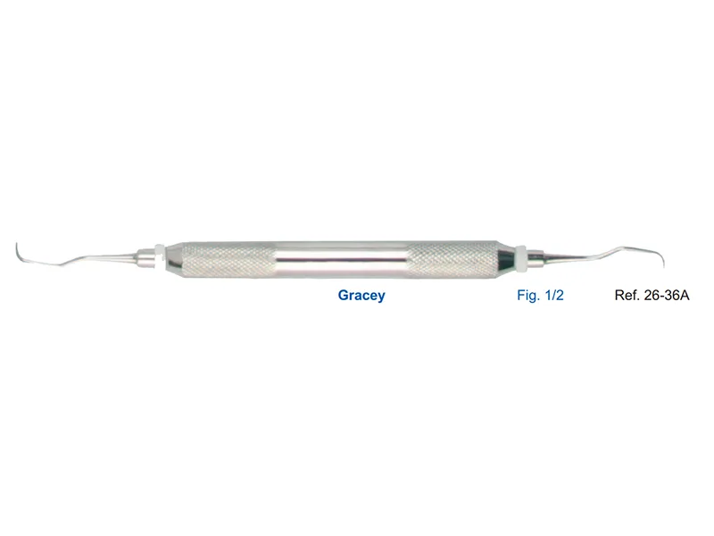 Кюрета парадонтологическая Gracey, форма 1/2, ручка Classic, диаметр 10 мм 26-36A*