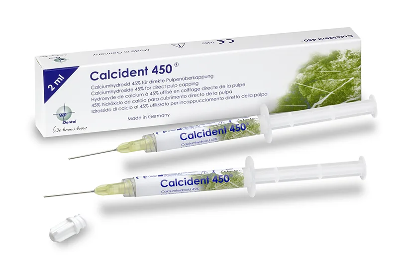 Calcident 450, WP4201 (2 шприца по 2 мл), W&P Dental - материал прокладочный