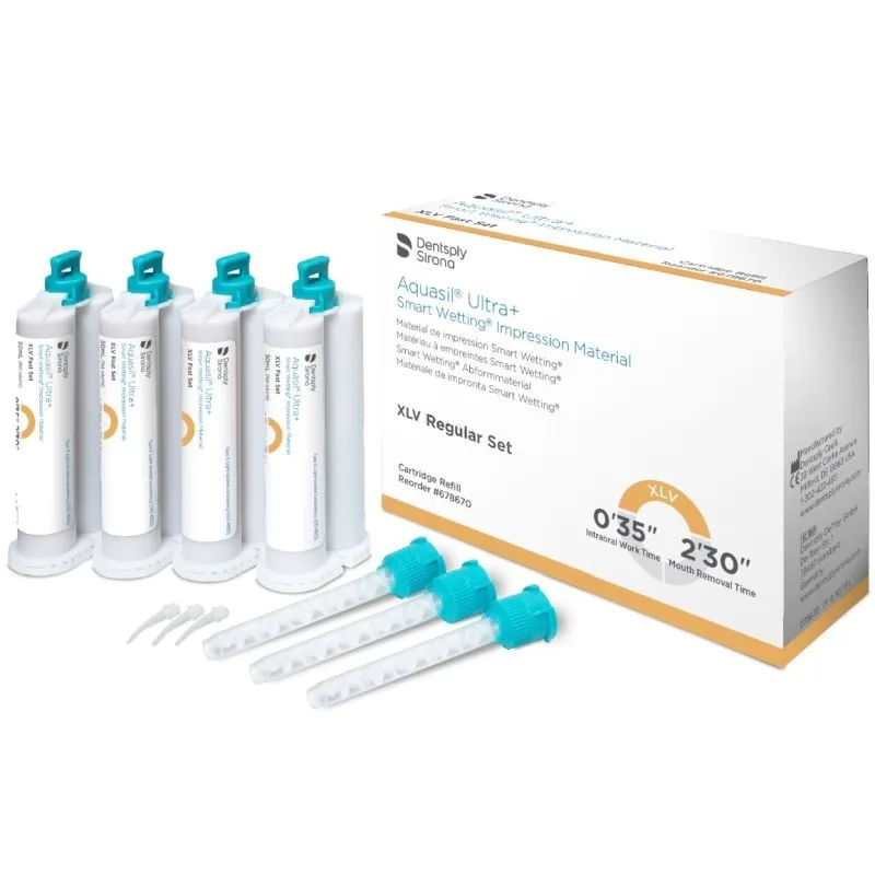 Aquasil Ultra XLV/ Reg set обычного и быстрого отверждения, эластомерный оттискный материал высокой точности слепочный материал.Aquasil Ultra XLV/ Reg set, Аквасил ультра