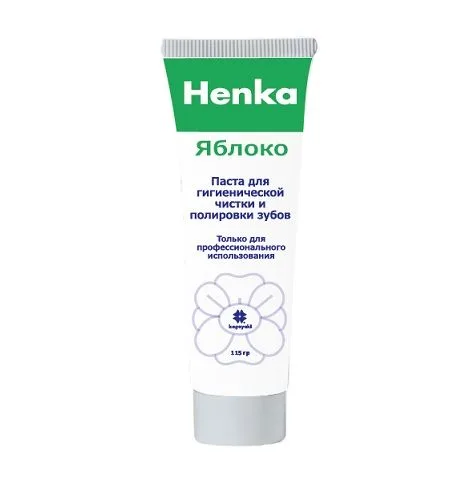 Паста Henka без фтора, Яблоко, туба (115 г)