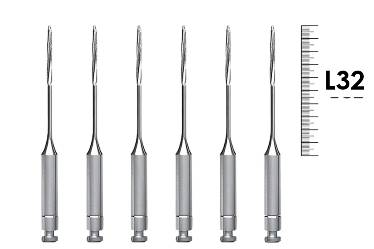 Gates RA 32мм №1 (6 шт), Dentsply Sirona - дрильборы, расширитель устьев корневых каналов, машинный