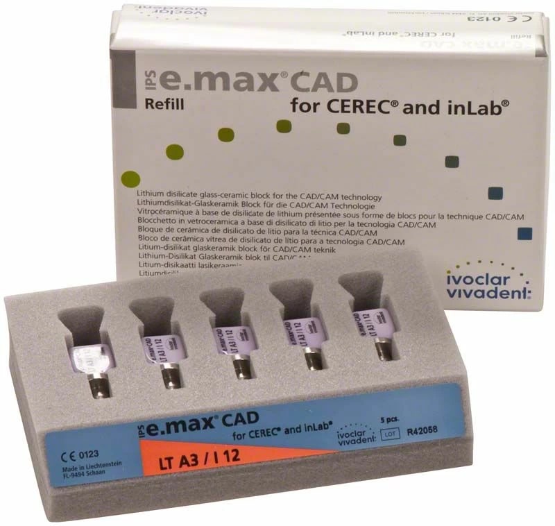 IPS e,max CAD CEREC inLab LT A3,5 I12 - (1 х 5 шт.)