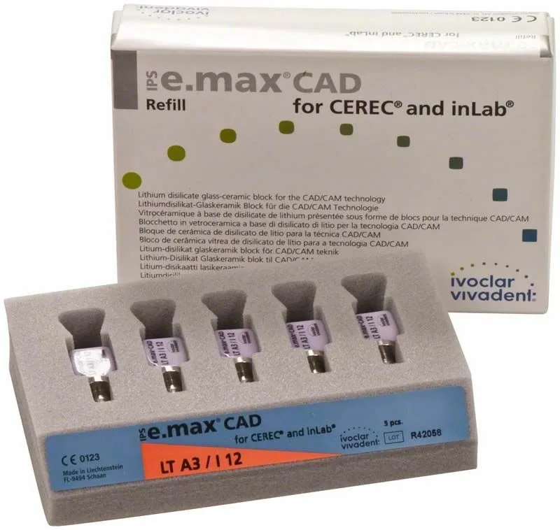 IPS e,max CAD CEREC inLab LT A3,5 I12 - (1 х 5 шт.)