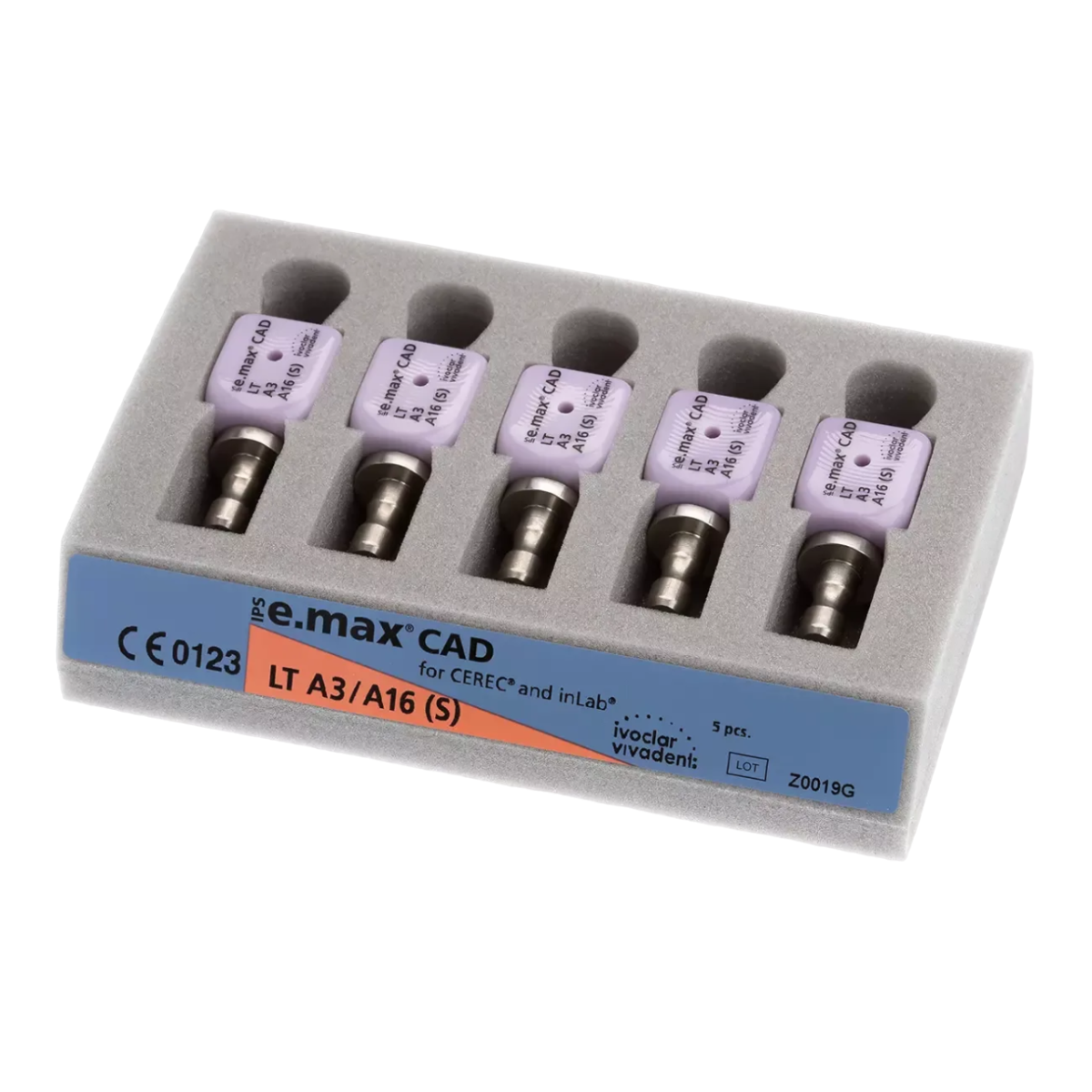 IPS e.max CAD CER/inLab LT C2 A16 (S)/5 Блоки из стеклокерамики