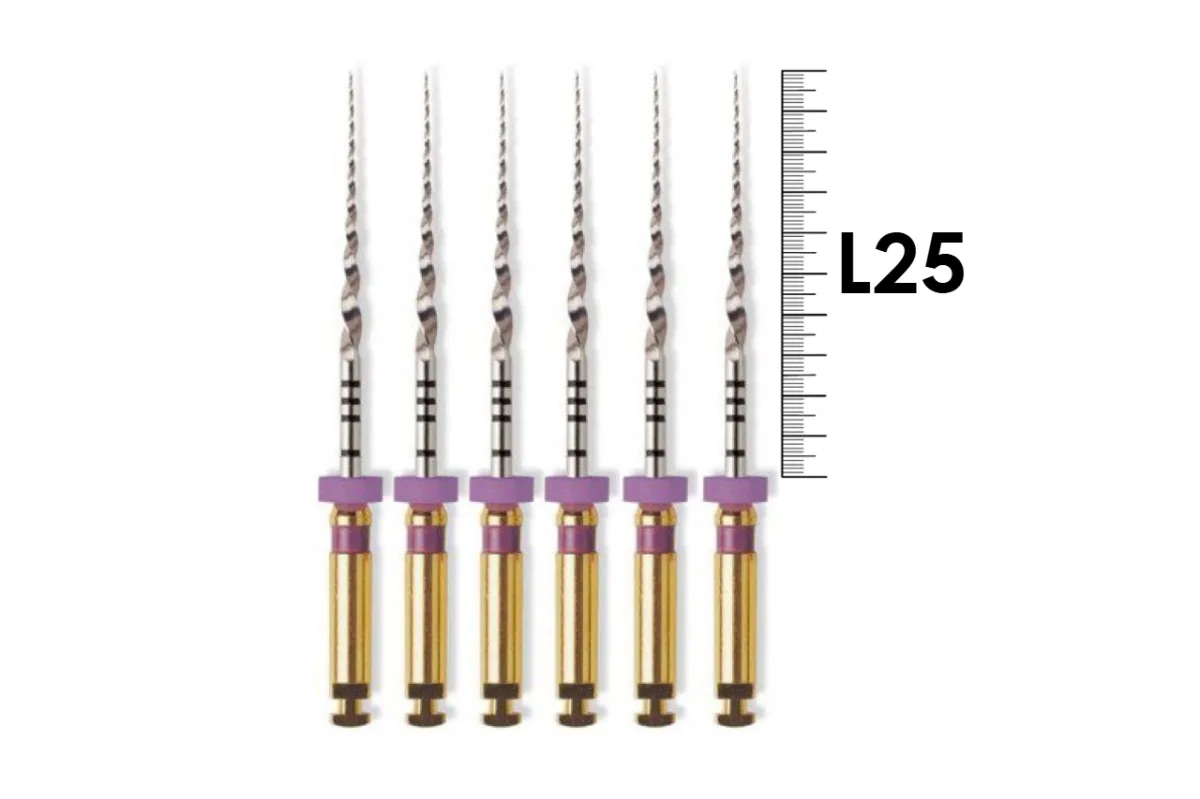 ProTaper Universal 25мм S1 (6 шт), Dentsply Sirona - машинные файлы, фиолетовые