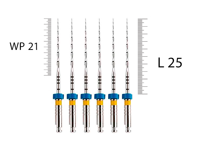 Mtwo 25мм, 06, N20 (6 шт), VDW - машинные файлы, WP 21