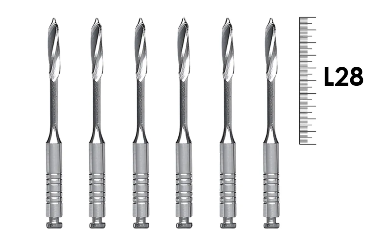 Largo RA 28мм №6 (6 шт), Dentsply Sirona - расширители прямых корневых каналов