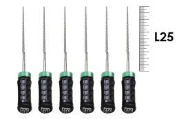 Flexoreamer 25мм №40 (6 шт), Dentsply Sirona - ручные файлы, гибкий расширитель корневого канала