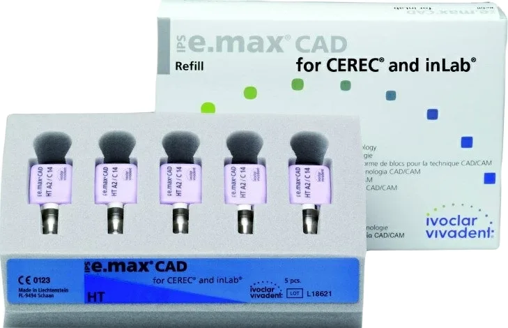 Блоки IPS e.max CAD for CEREC/inLab HT A3 С14 5 шт.