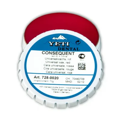 Воск универсальный Consequent красный, жестяная банка 70г