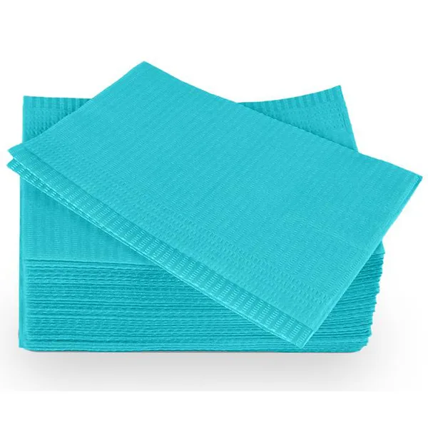 Dry-Back Dental Bibs, нагрудник Медиком, цвет аква (500 шт.в упак), Medicom