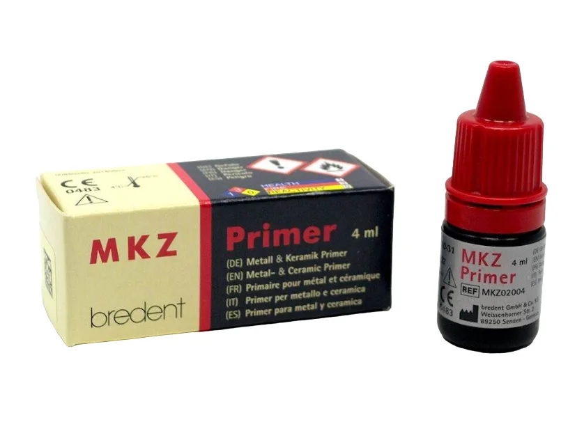 MKZ праймер (Bredent MKZ Primer), 4мл, праймер для металлов, диоксида циркония и керамики