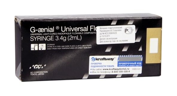 G-aenial Universal Flo AE реставрац. композит текучий повышенной вяз., шприц  (1 x 3,4г)