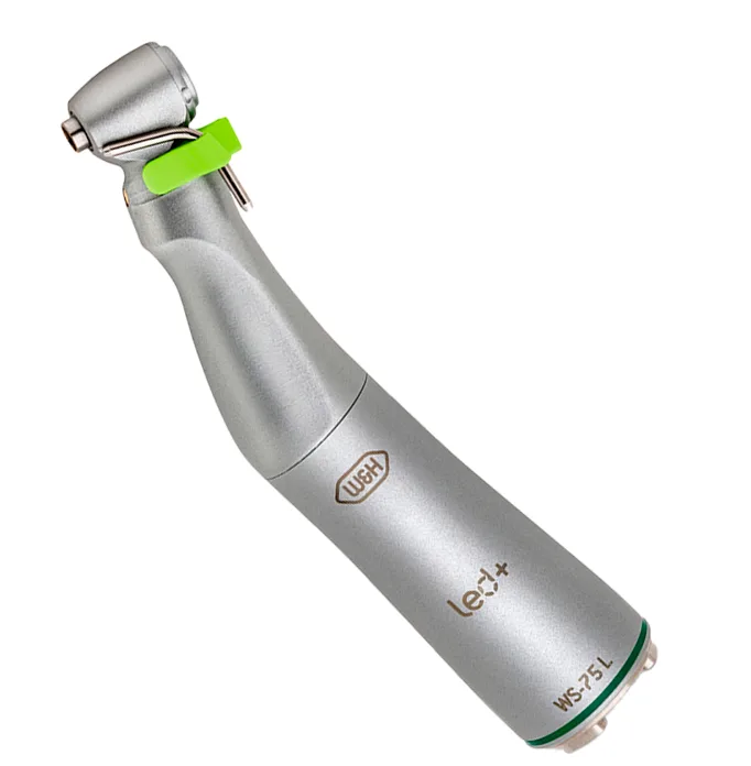 W&H WS-75 L - угловой наконечник с генератором света, с внешним спреем, разборный, 20:1