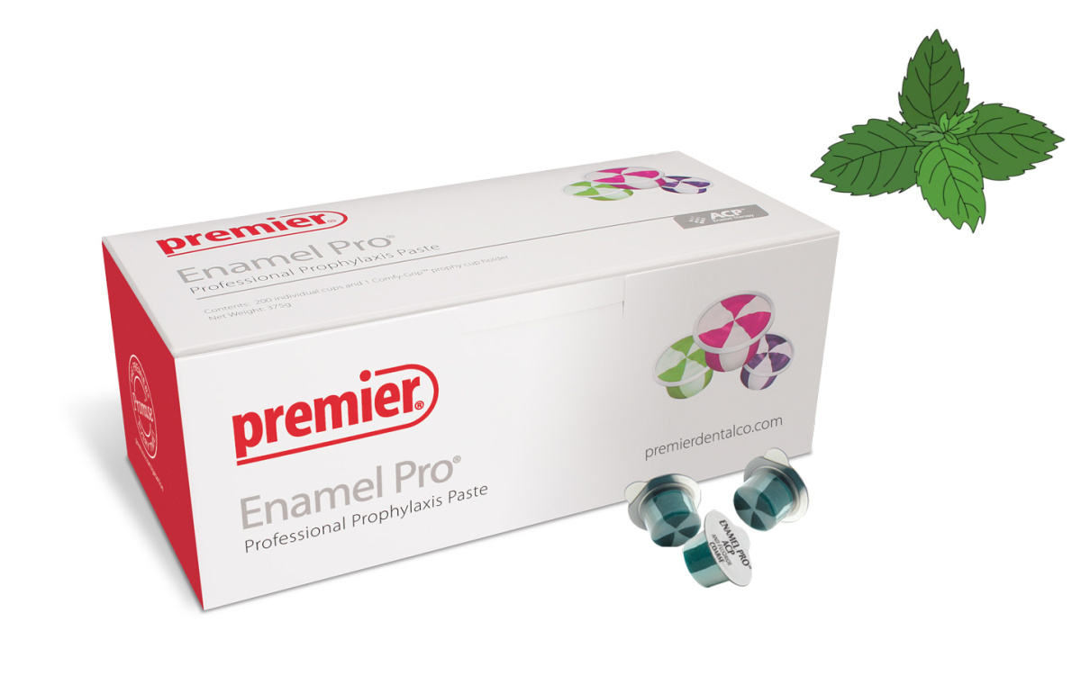 Паста для полировки, мелкая зернистость, мята 200 шт. Enamel Pro Premier