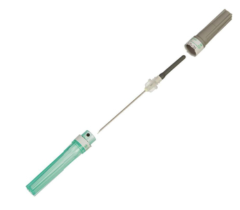 Игла двусторонняя 21Gх1'' (vacuette® Visio Plus с камерой визуализации, зеленая, 0,8х25 мм)
