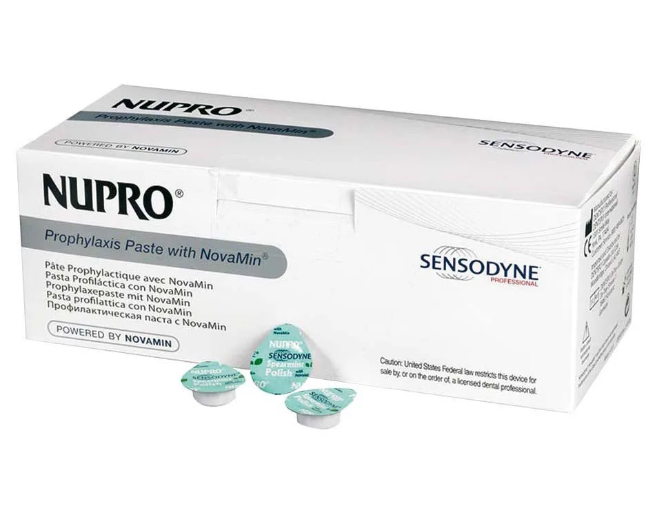 Nupro Sensodyne - профилактичеcкая паста без фтора, с цитрусовым вкусом, полировка (175 унидоз), Dentsply