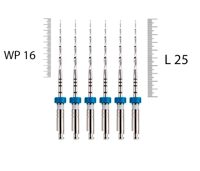 Mtwo 25мм, 05, N15 (6 шт), VDW - машинные файлы, WP 16