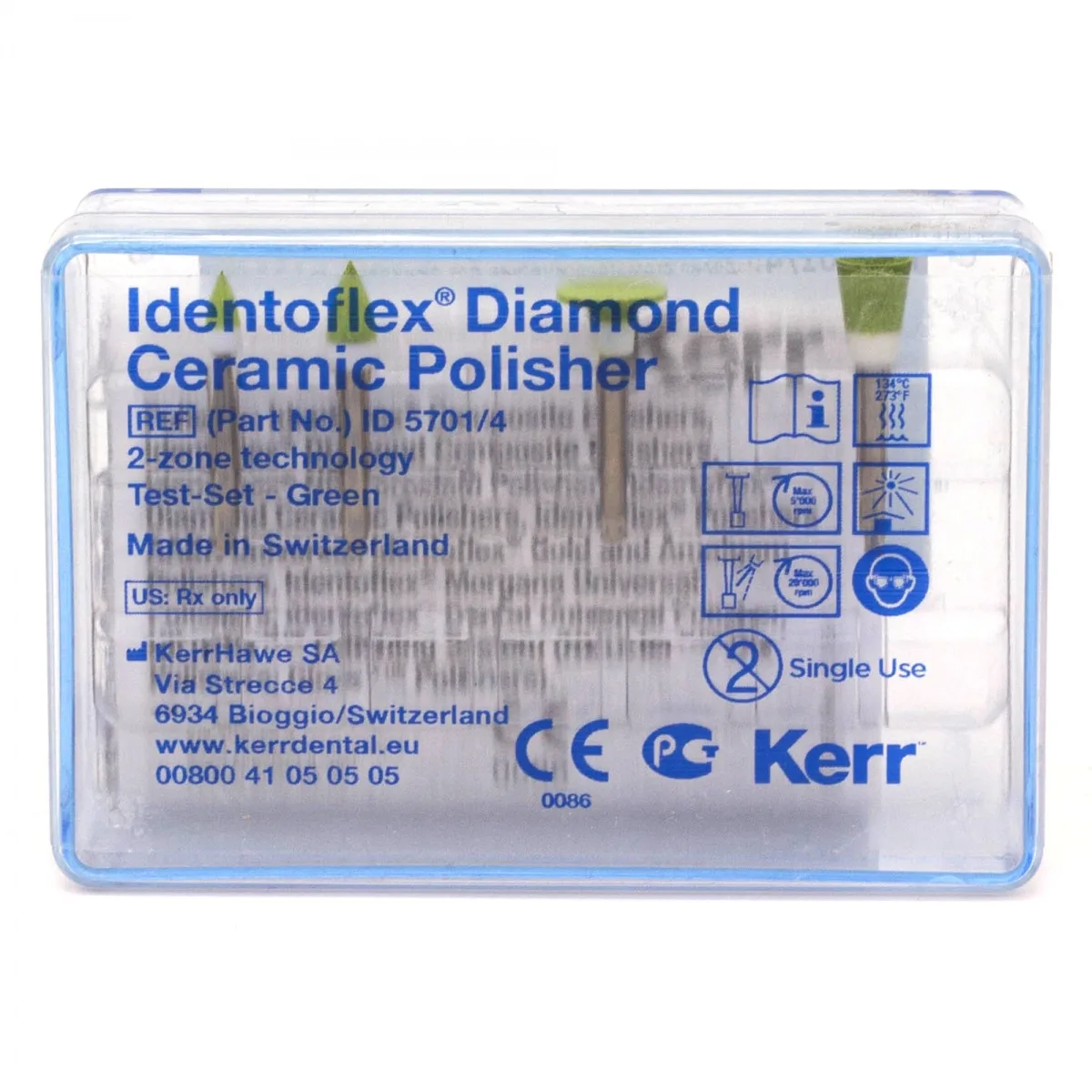 Набор алмазных полиров Identoflex Diamond Ceramic Polishers , 4 шт. D 5701/4