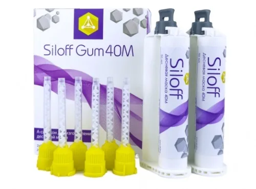 Десневая маска Siloff мягкая, 40М (2 х 50мл.)
