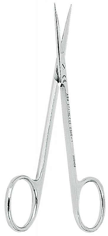 Ножницы для десны изогнутые 12,5 см Asa Lady