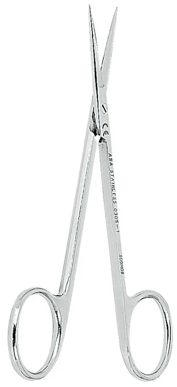 Ножницы для десны изогнутые 12,5 см Asa Lady