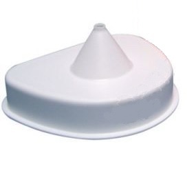 Base Plate Model Shaped, размер 3 (?90мм x 75мм) - пласт.основание в форме модели с воронкой д/литья