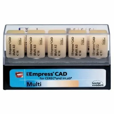 Блоки Ivoclar Vivadent IPS Empress CAD CEREC/inLab Multi A3 C14 5 шт